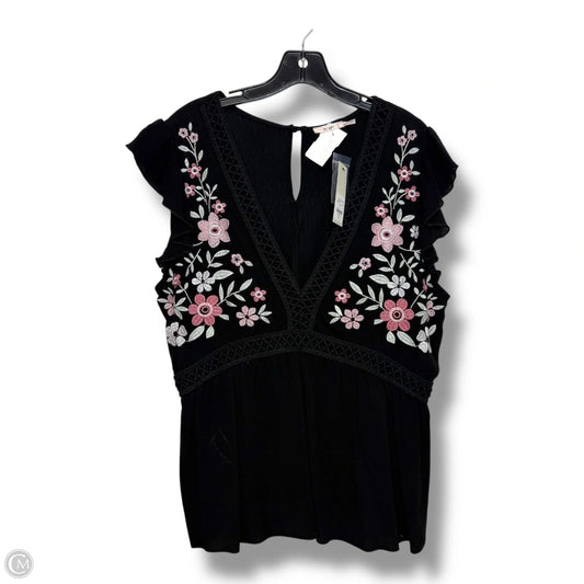 Top Sleeveless Basic By Miami In Black, Size: L