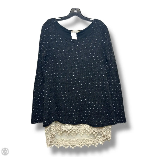 Top Long Sleeve By Altard State In Polkadot Pattern, Size: M