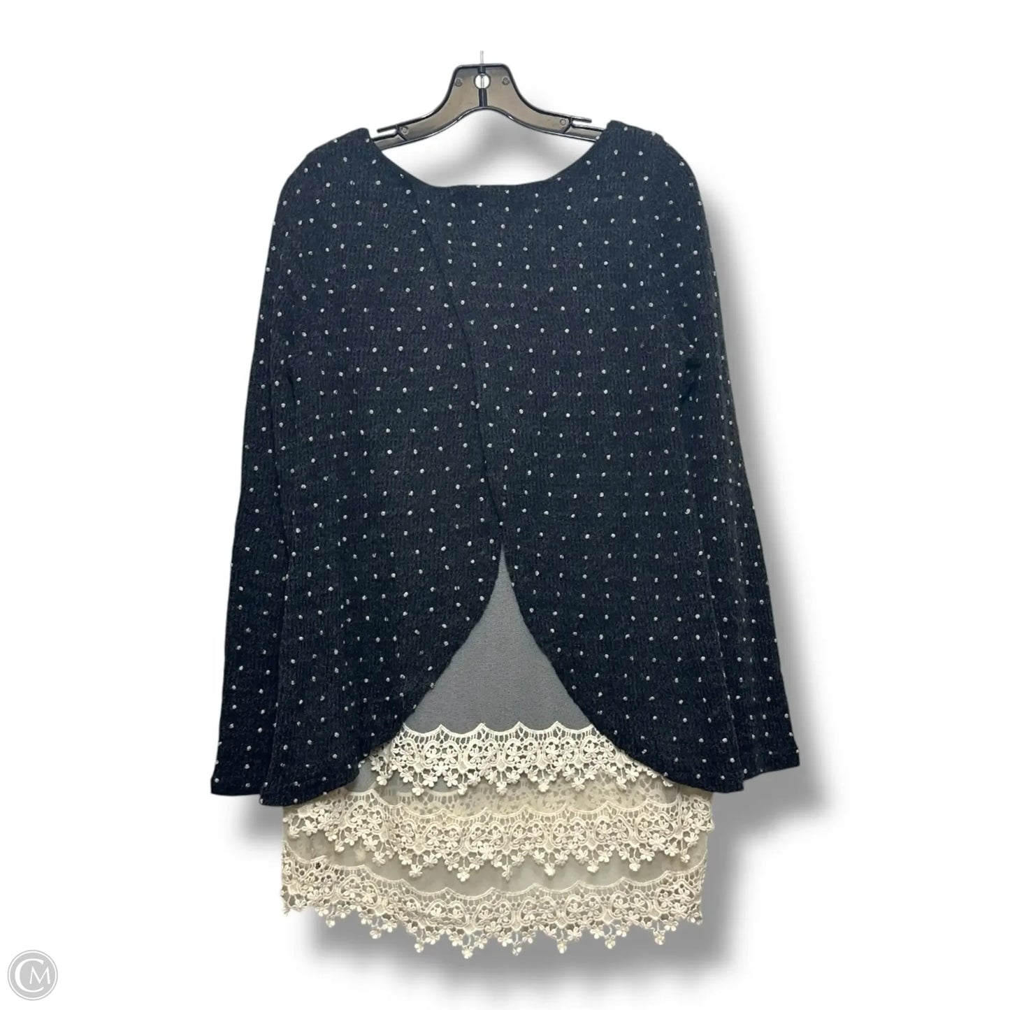 Top Long Sleeve By Altard State In Polkadot Pattern, Size: M