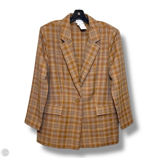 Blazer By Melrose And Market In Checkered Pattern, Size: M
