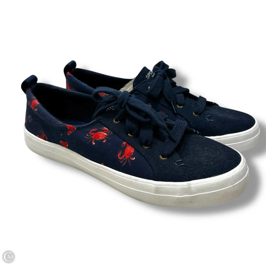 Shoes Sneakers By Sperry In Navy, Size: 10