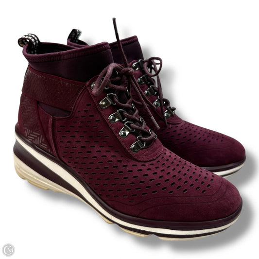 Shoes Sneakers By Jambu In Maroon, Size: 9