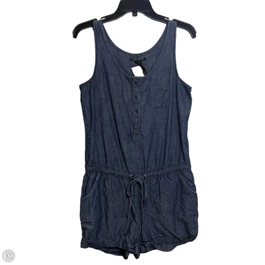 Romper By Lucky Brand In Blue Denim, Size: S