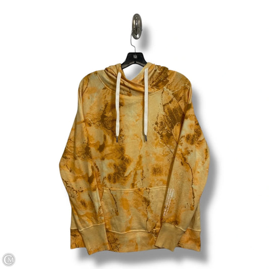 Sweatshirt Hoodie By Peace Love World In Yellow, Size: S