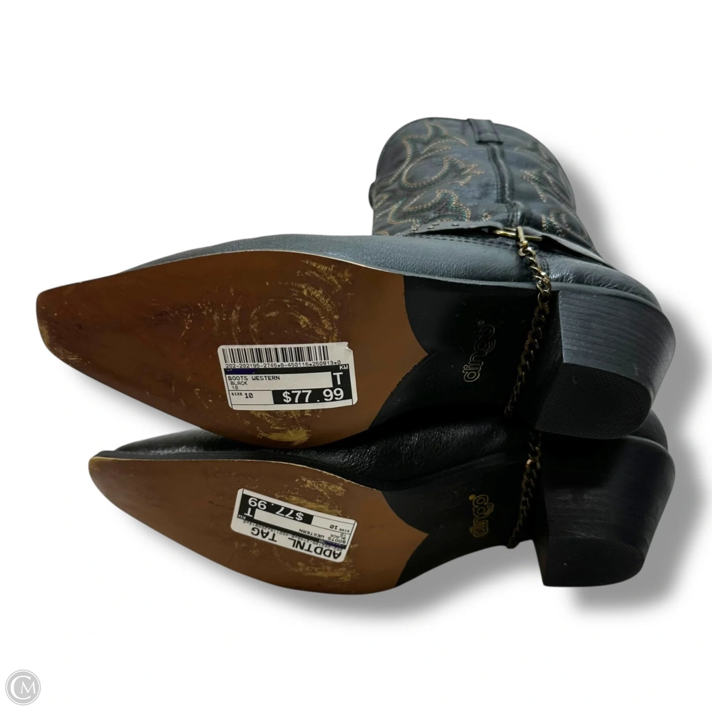 Boots Western By Dingo In Black, Size: 10