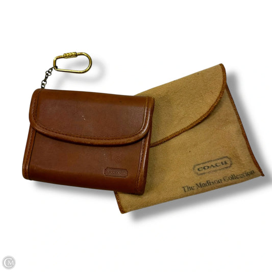 Vintage Wallet Designer By Coach, Size: Small