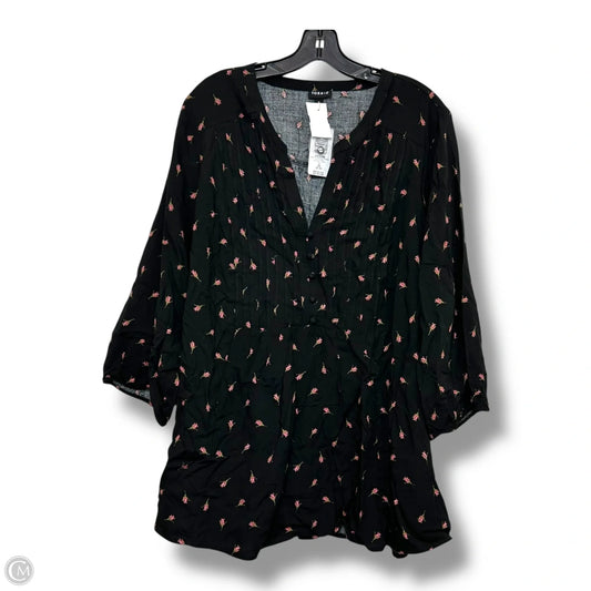 Top Long Sleeve Basic By Torrid In Black, Size: 3x