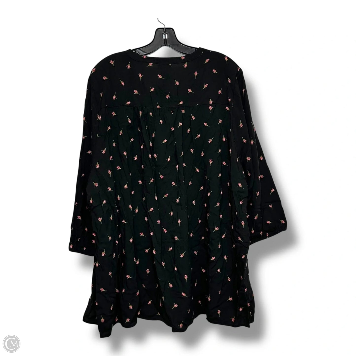 Top Long Sleeve Basic By Torrid In Black, Size: 3x