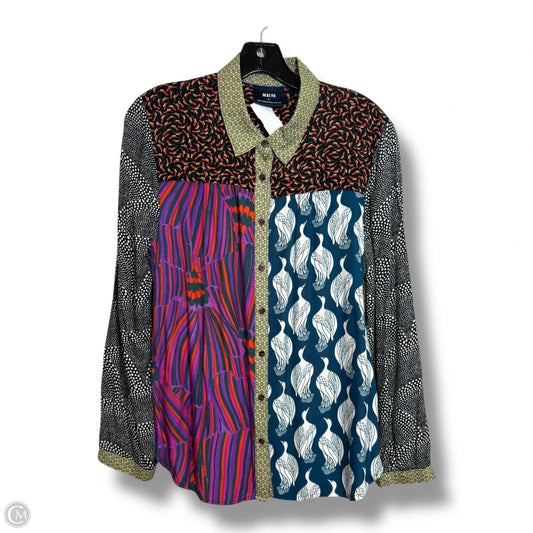 Top Long Sleeve Basic By Maeve In Multi-colored, Size: L