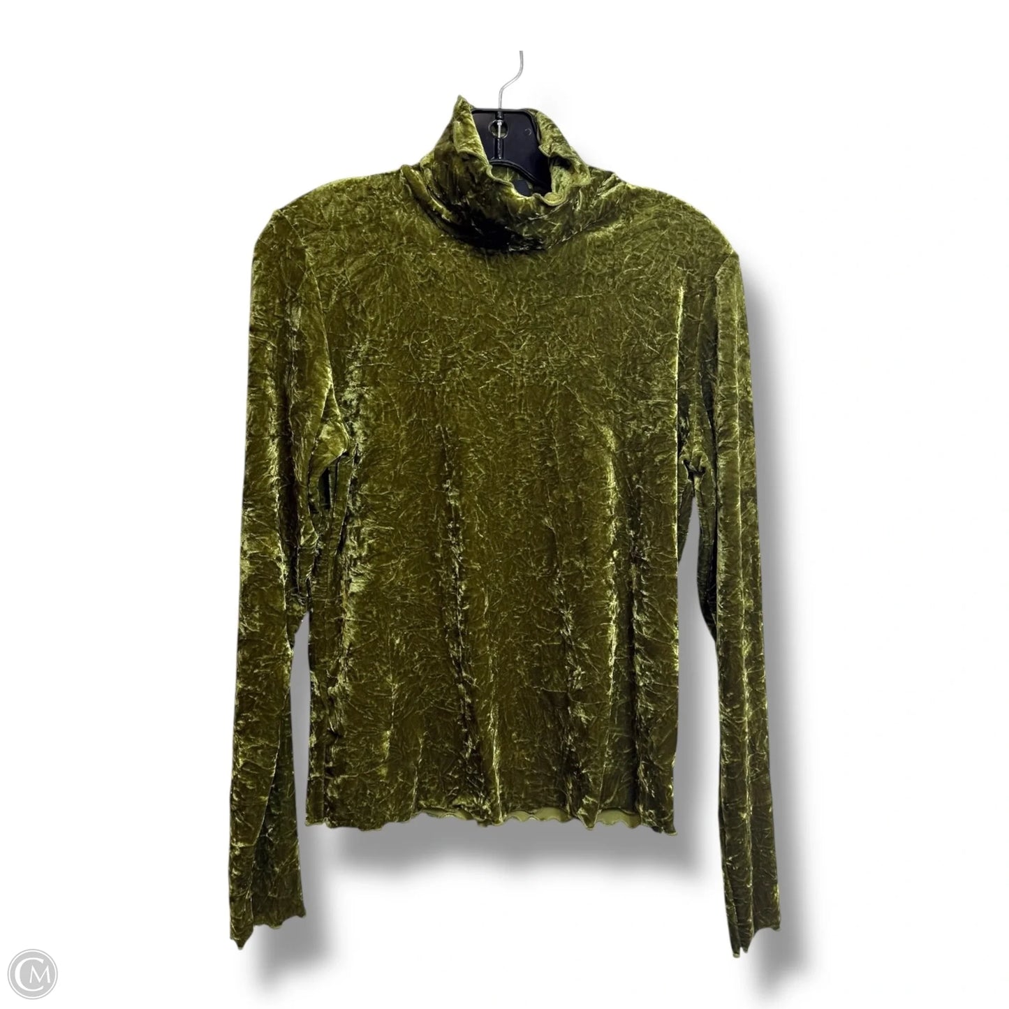 Top Long Sleeve Basic By Clothes Mentor In Green, Size: S