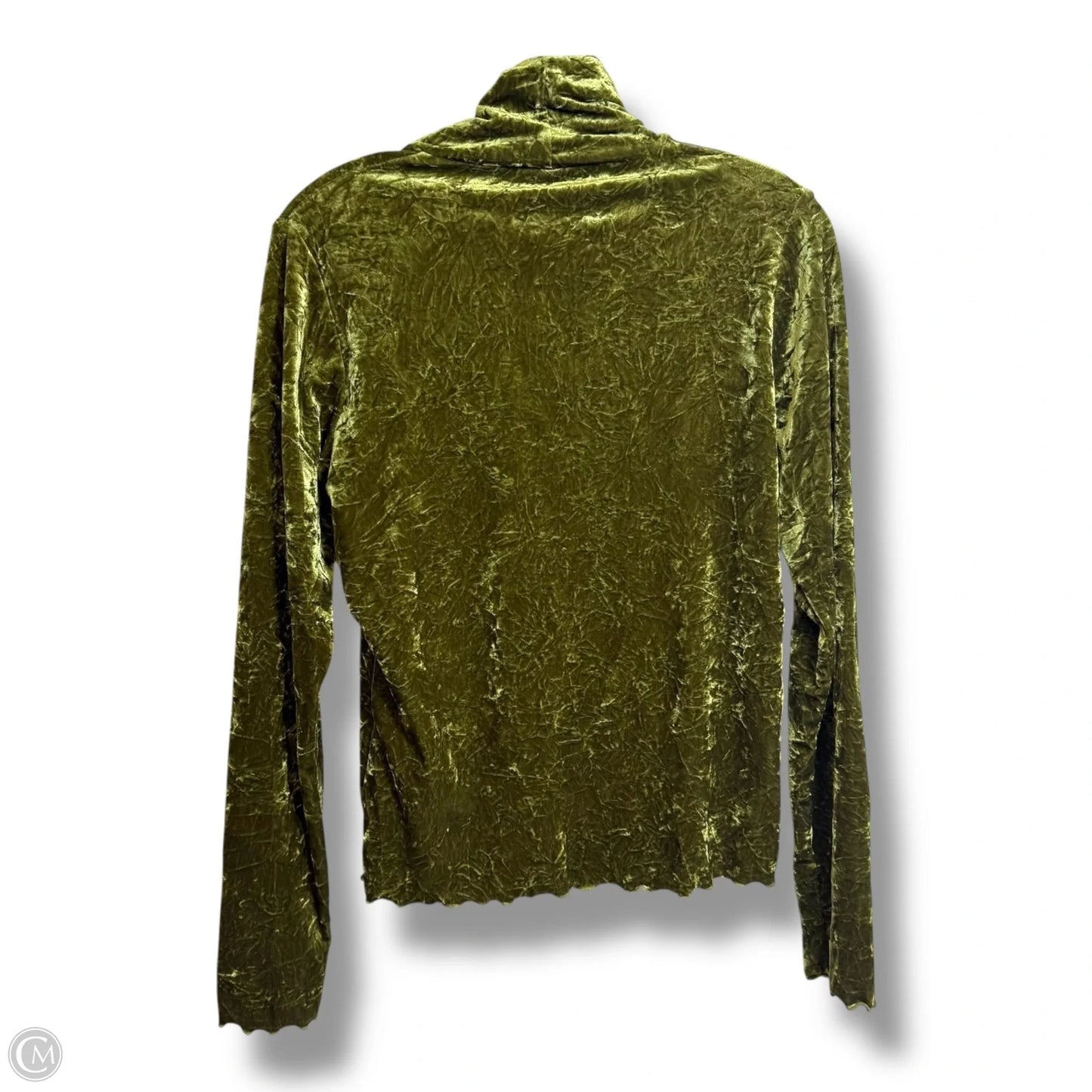 Top Long Sleeve Basic By Clothes Mentor In Green, Size: S