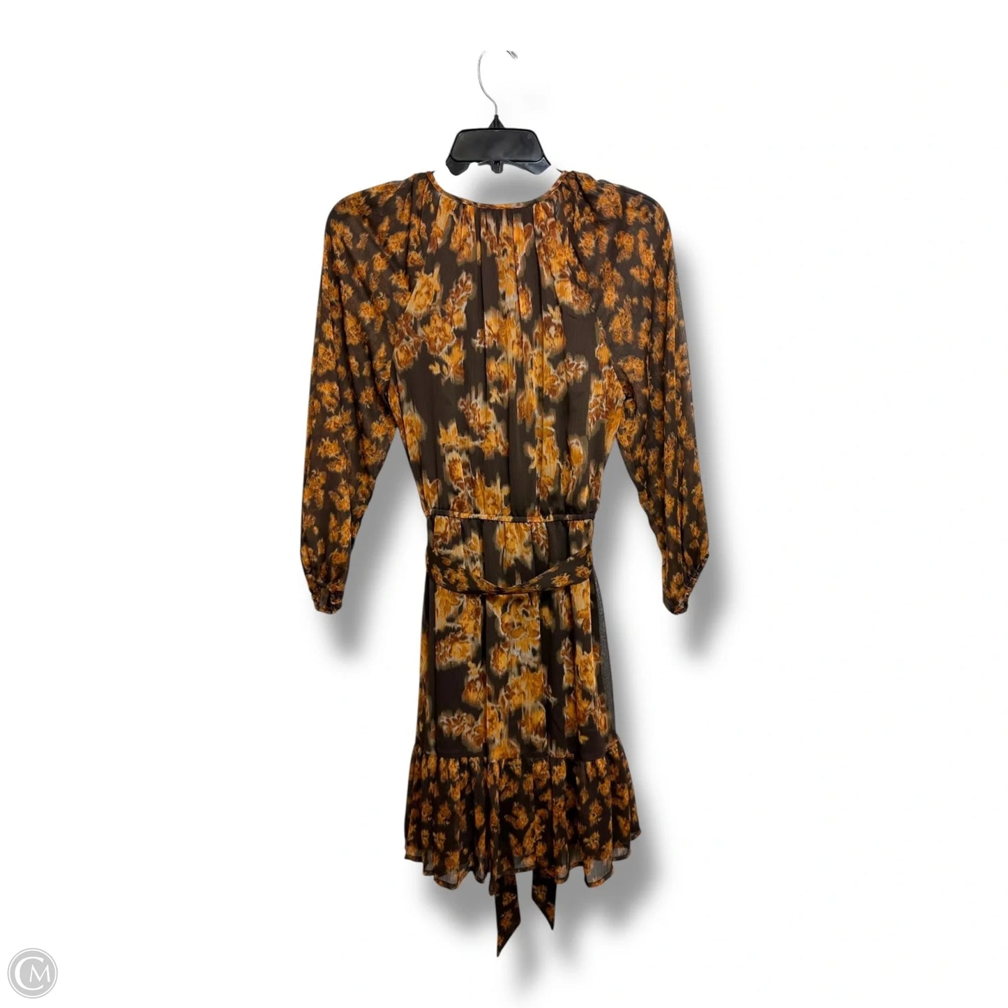Dress Casual Short By Simply Vera In Brown, Size: S