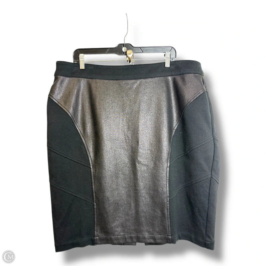 Skirt Mini & Short By Lane Bryant In Black, Size: 20