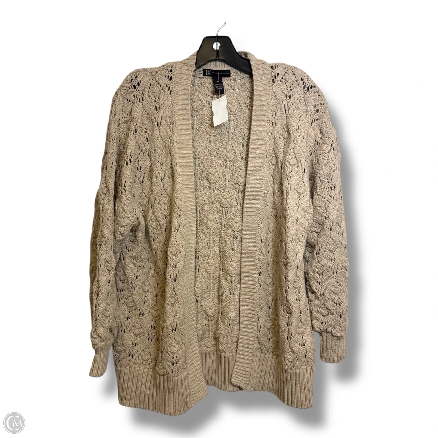 Cardigan By Inc In Tan, Size: Xl