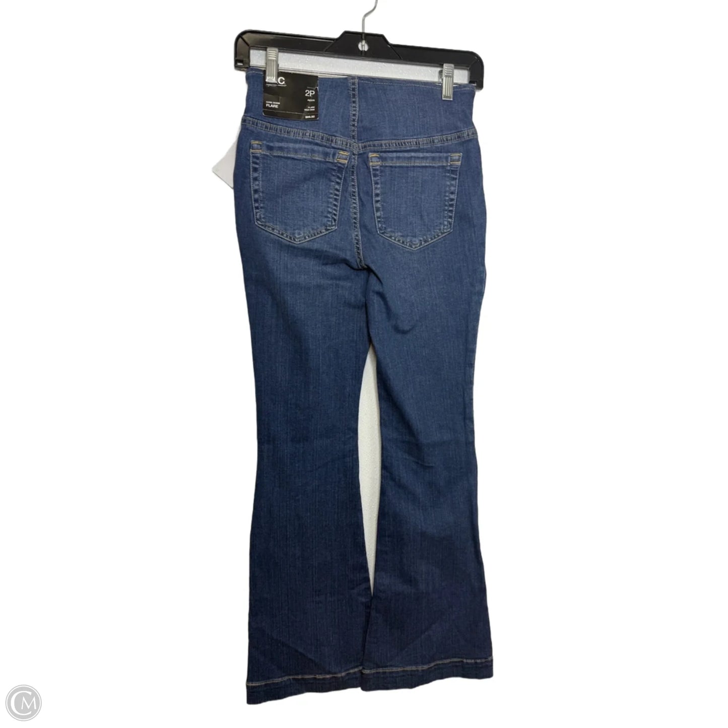 Jeans Flared By Inc In Blue Denim, Size: 2P