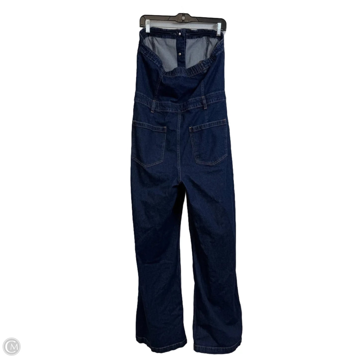 Jumpsuit By Gap In Blue Denim, Size: 14