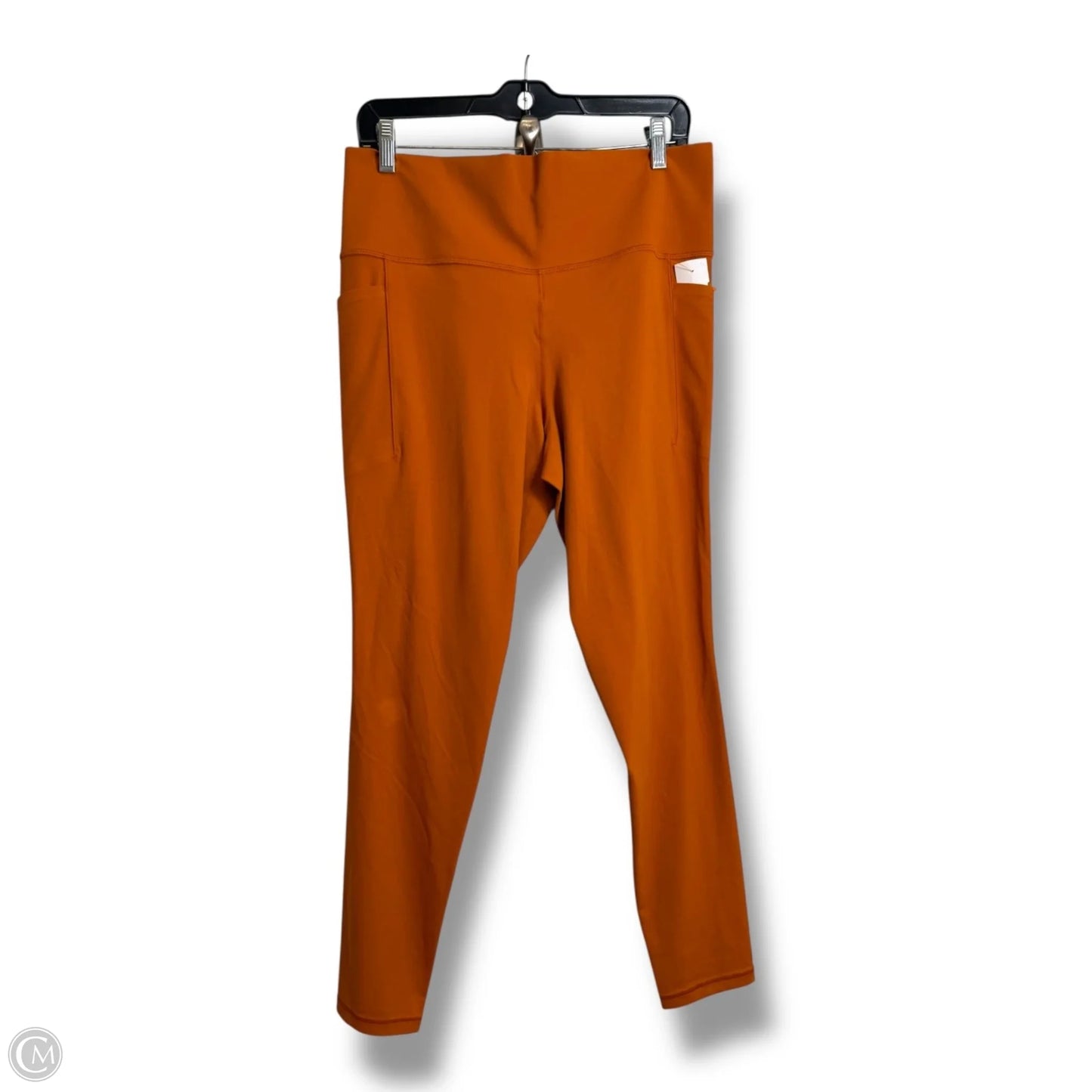Athletic Leggings By Athleta In Orange, Size: Xl