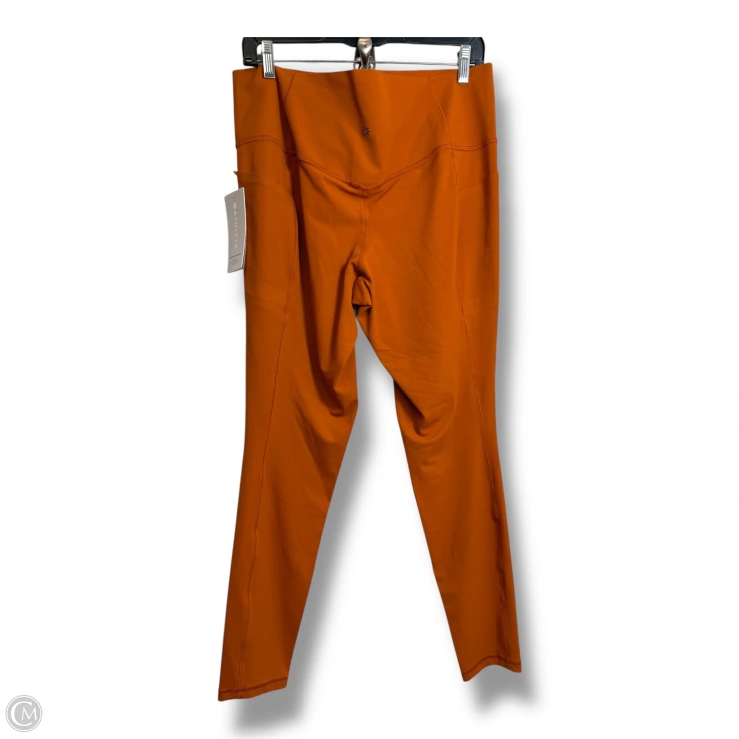 Athletic Leggings By Athleta In Orange, Size: Xl