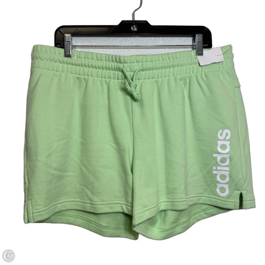Athletic Shorts By Adidas In Green, Size: Xl