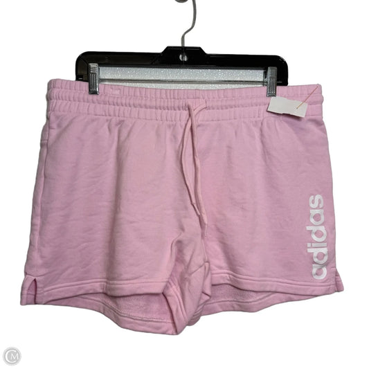Athletic Shorts By Adidas In Pink, Size: Xl