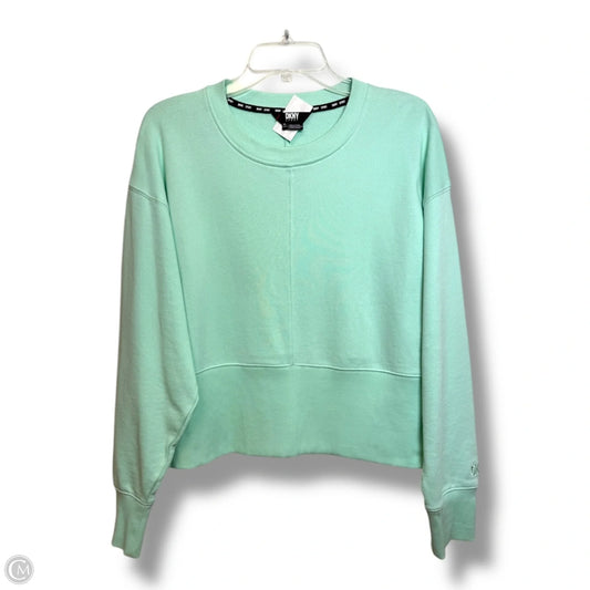Sweatshirt Crewneck By Dkny In Aqua, Size: Xl