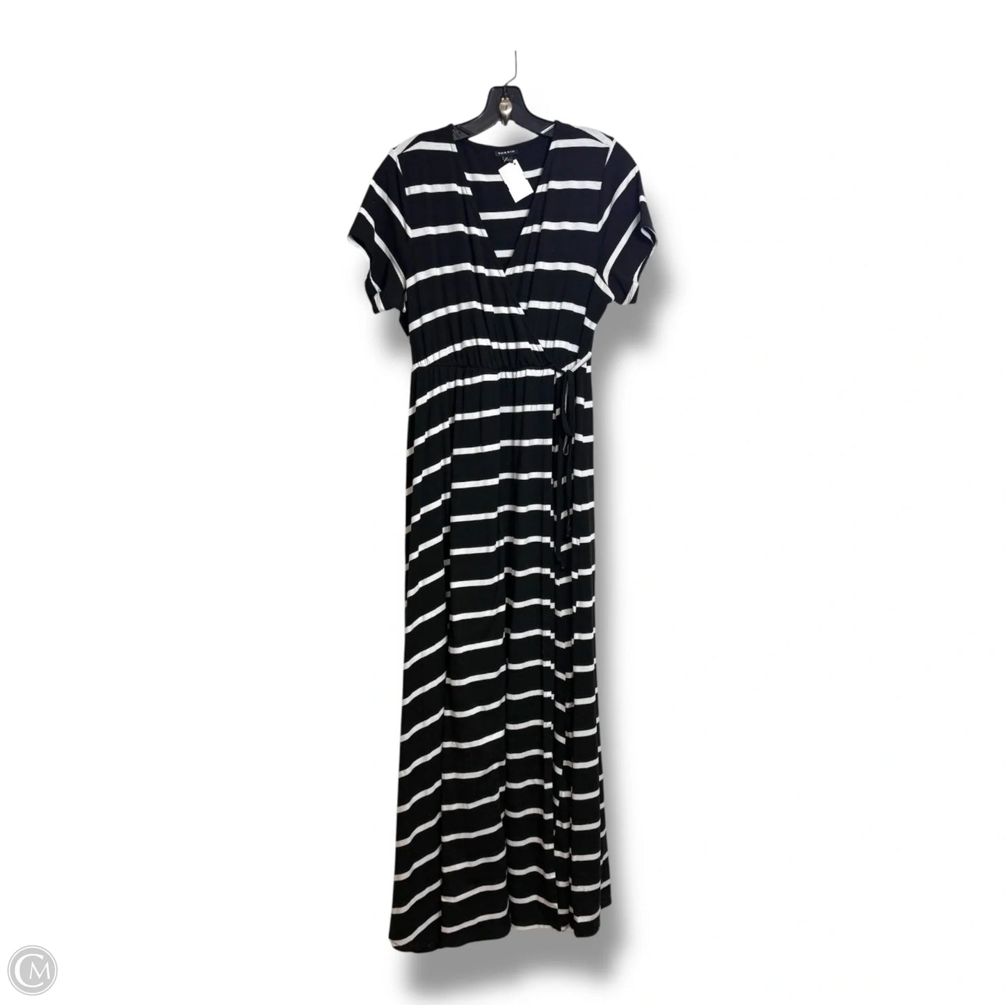 Dress Casual Maxi By Torrid In Black & White, Size: L