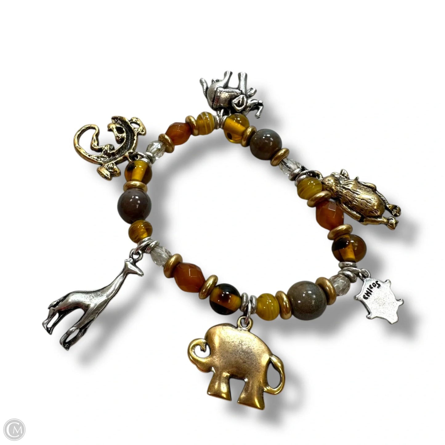 Safari Animals Charm Bracelet By Chicos