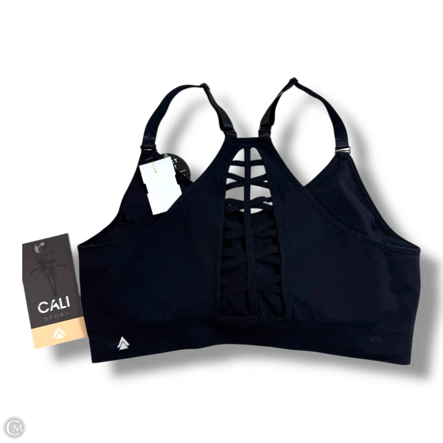 Athletic Bra By Clothes Mentor In Black, Size: L