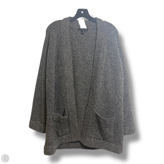 Cardigan By Ann Taylor In Brown & Grey, Size: Xs