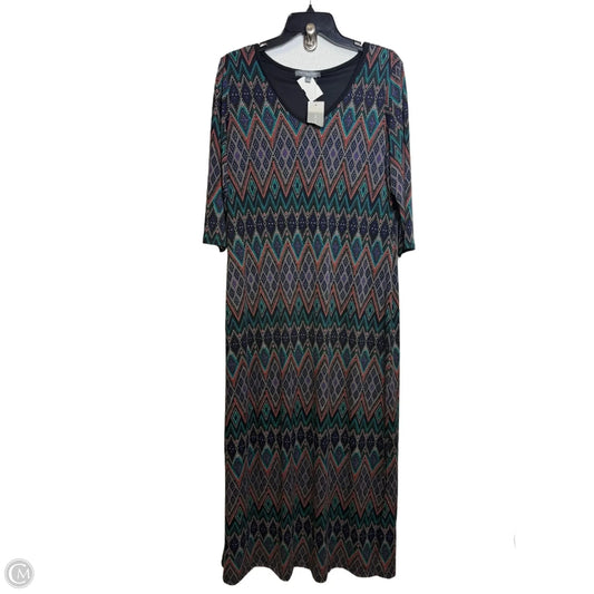 Dress Casual Maxi By Ny Collection In Multi-colored, Size: Lp