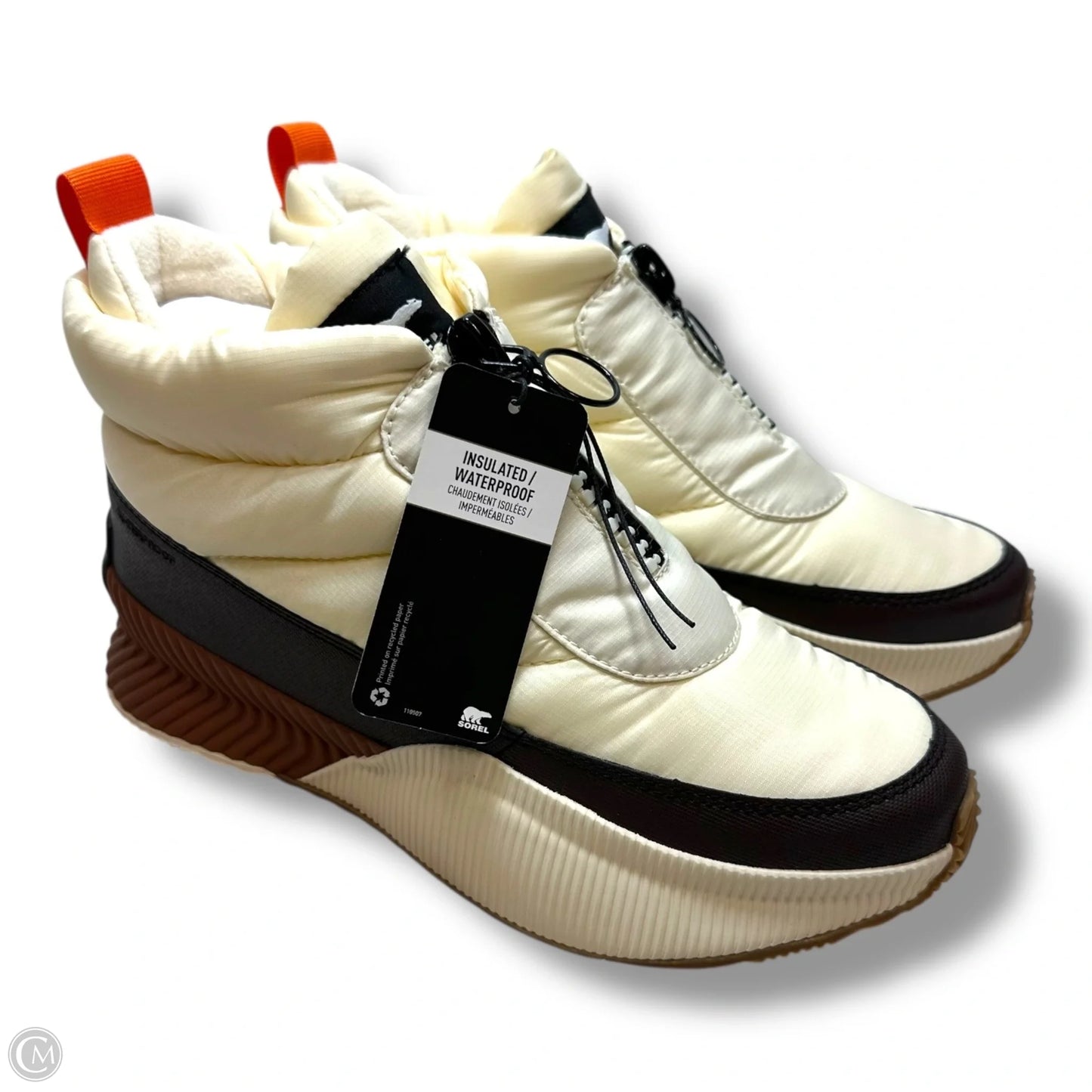 Boots Snow By Sorel In Brown & Cream, Size: 8.5