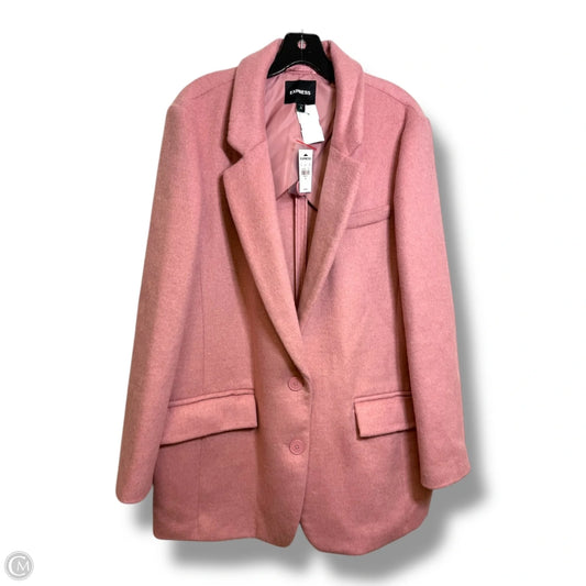 Jacket Other By Express In Pink, Size: Xl