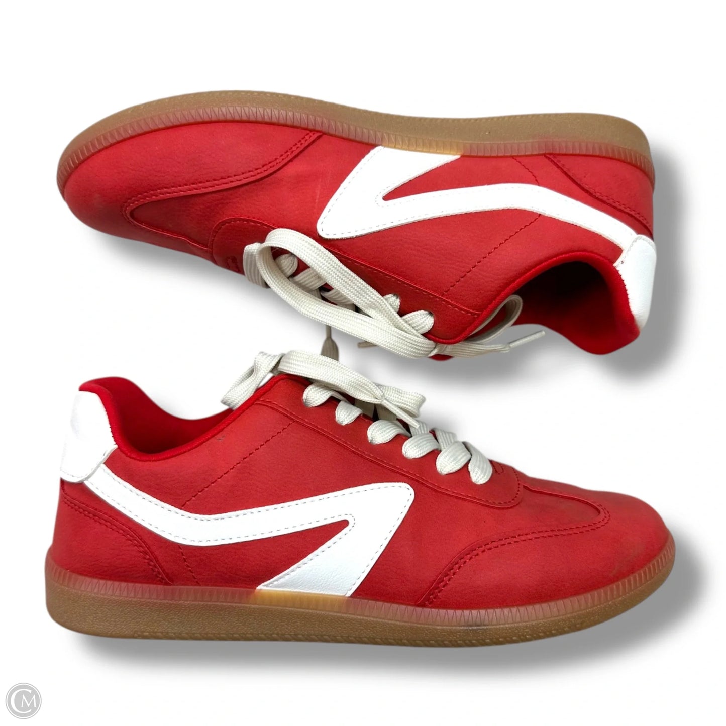 Shoes Sneakers By Dolce Vita In Red & White, Size: 8.5