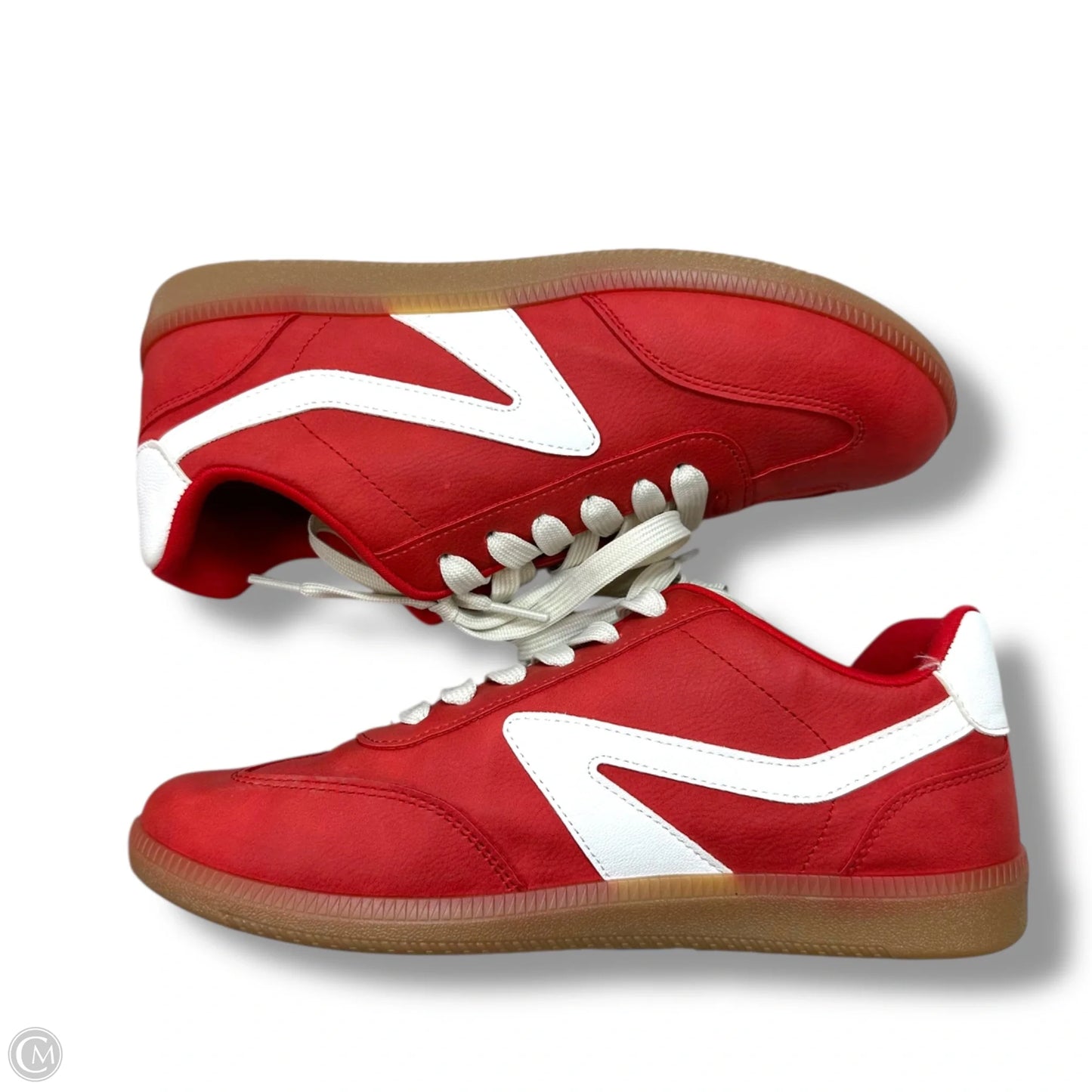 Shoes Sneakers By Dolce Vita In Red & White, Size: 8.5