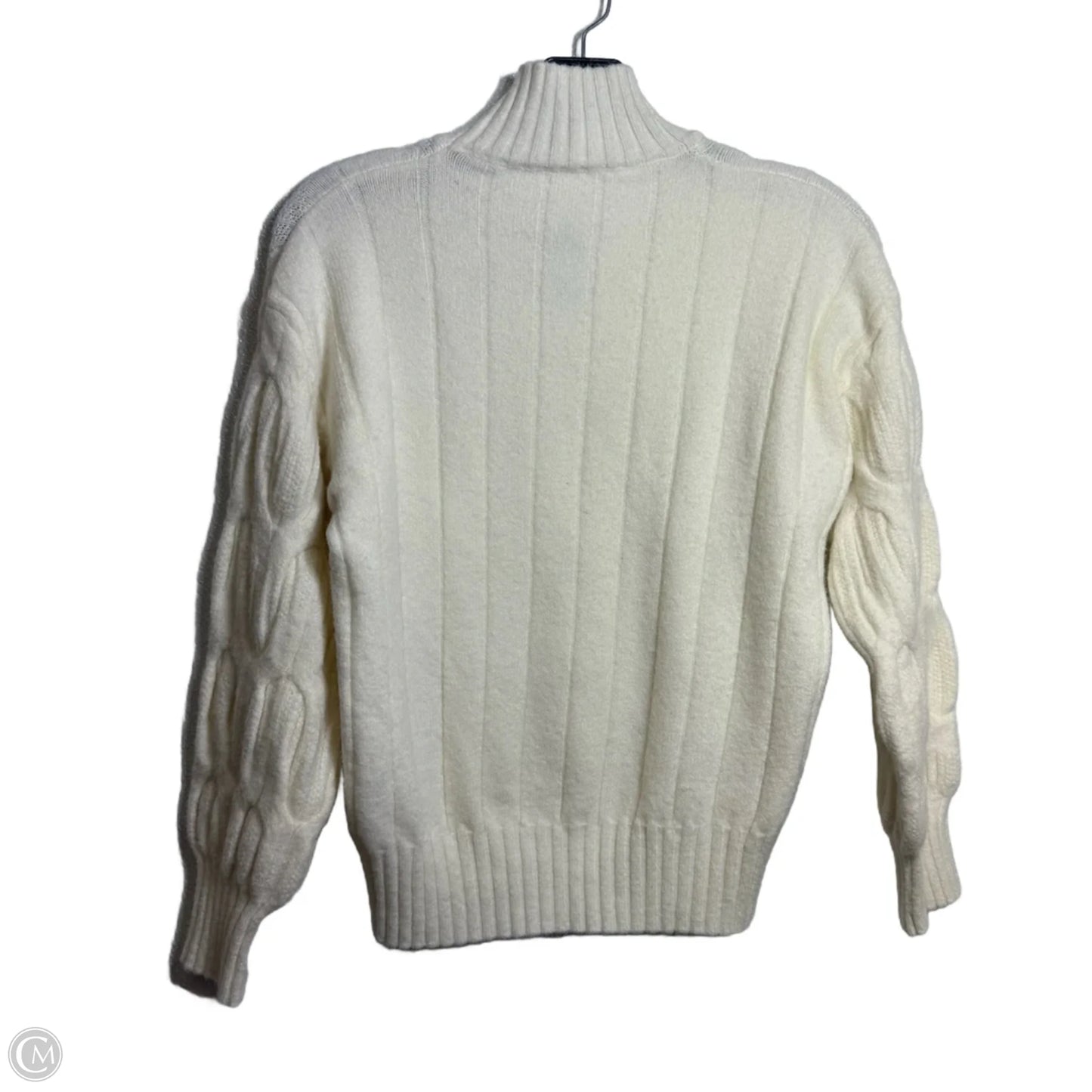 Sweater By Clothes Mentor In White, Size: Xs