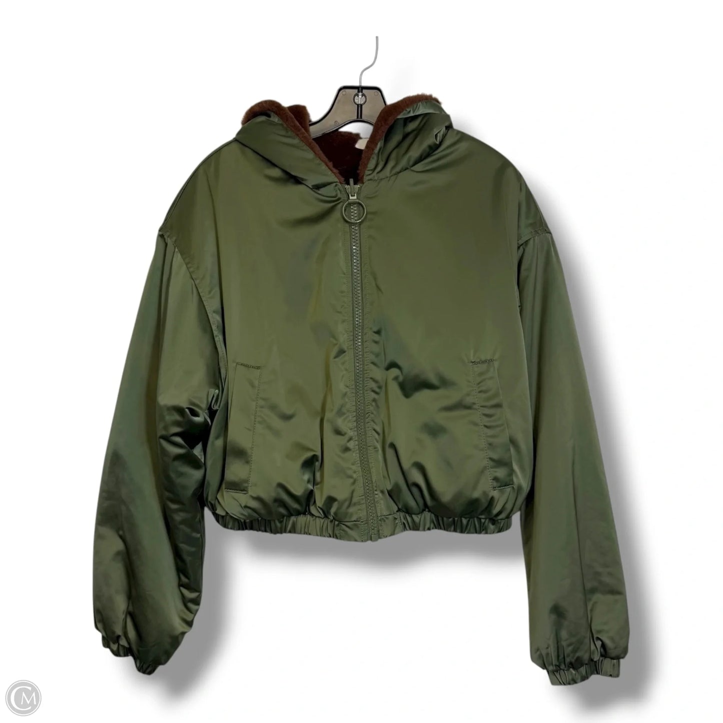 Reversible Jacket Other By Clothes Mentor In Green, Size: Xs