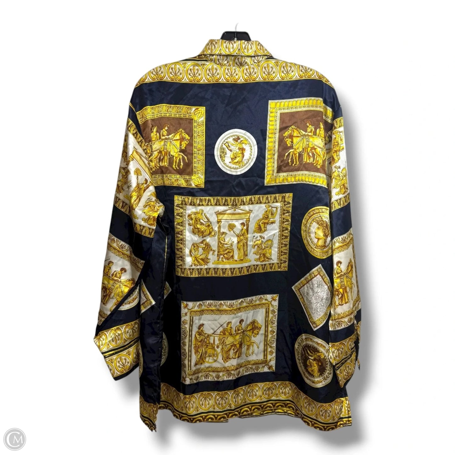 Top Long Sleeve Basic By Fred David In Multi-colored, Size: 14