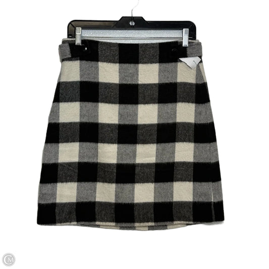 Skirt Mini & Short By Loft In Plaid Pattern, Size: 4