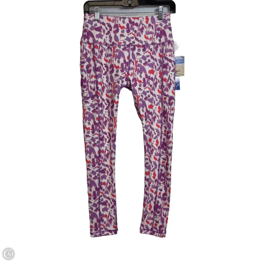 Athletic Leggings By Clothes Mentor In Purple & White, Size: M