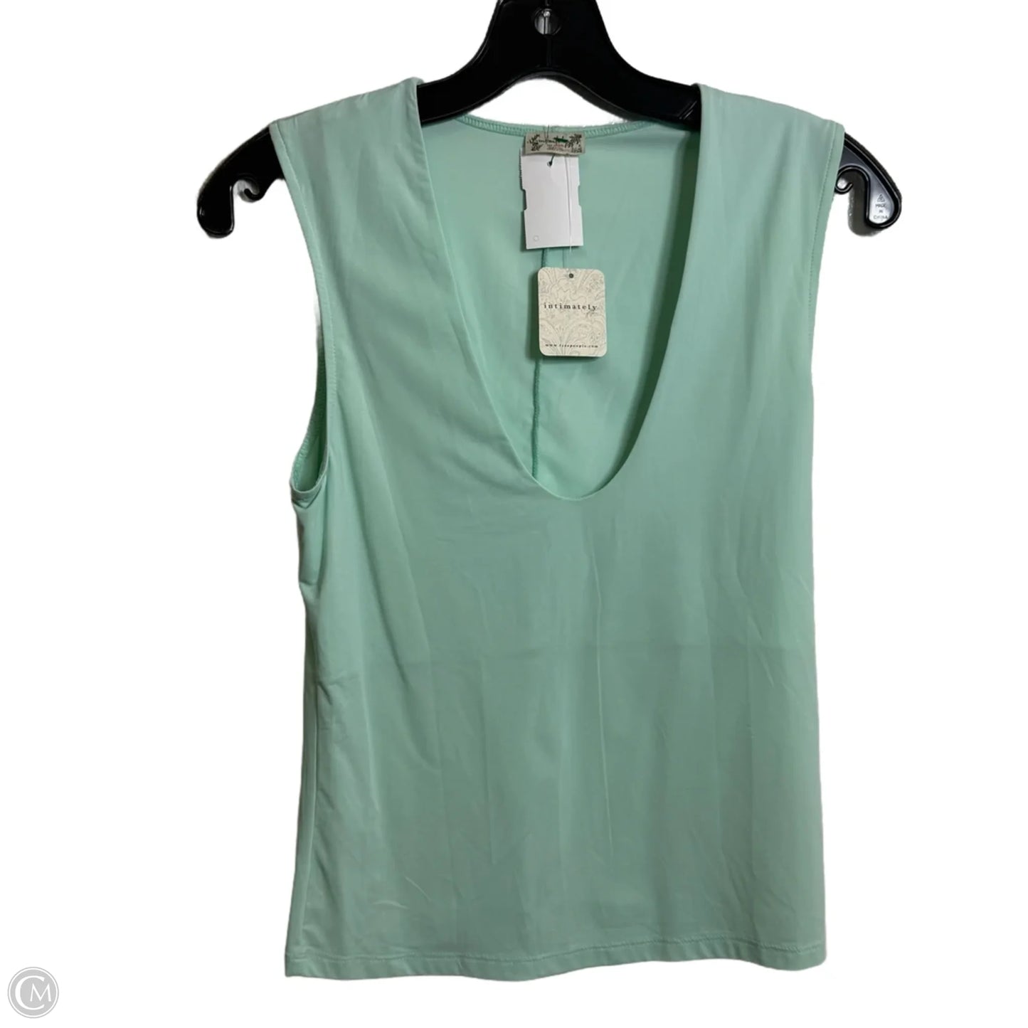 Athletic Tank Top By Free People In Aqua, Size: M