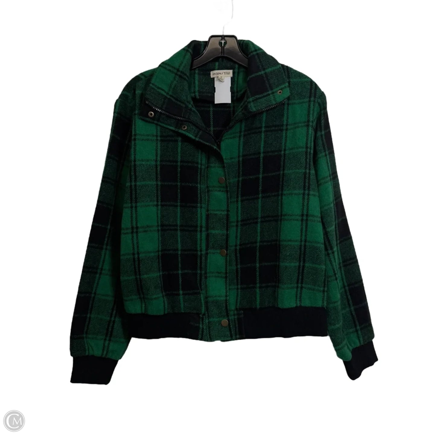 Jacket Other By Main Strip In Green, Size: M