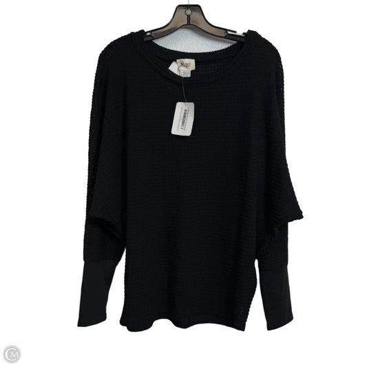 Top Long Sleeve Basic By Bibi In Black, Size: S