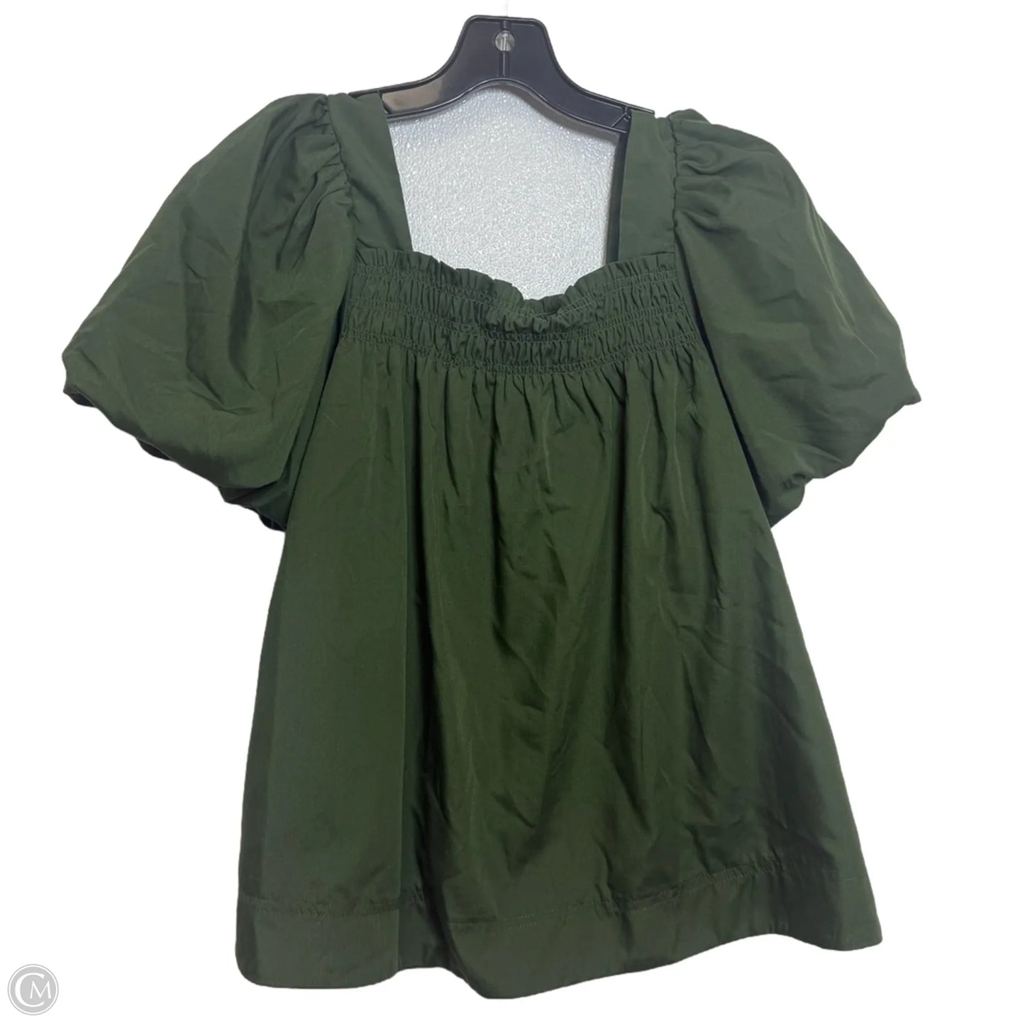 Top Short Sleeve Basic By Gigio In Green, Size: S