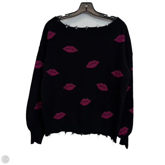 Sweater By Andree By Unit In Black, Size: S