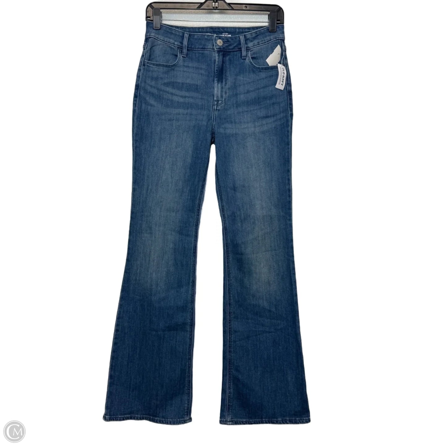 Jeans Flared By Old Navy In Blue Denim, Size: 4