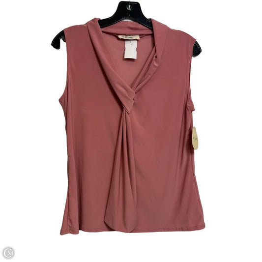 Top Short Sleeve Basic By Clothes Mentor In Peach, Size: Xl