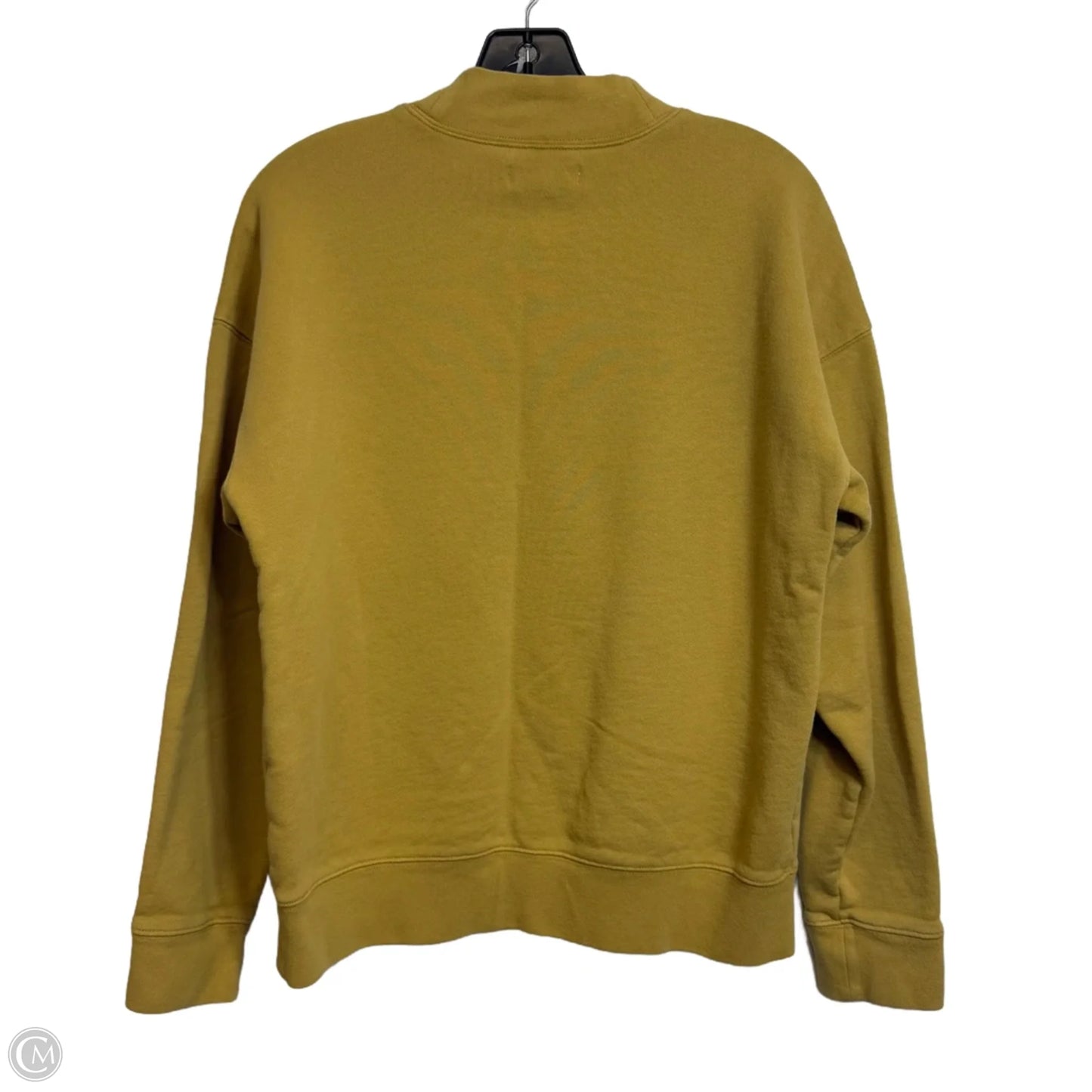 Sweatshirt Crewneck By Madewell In Yellow, Size: S