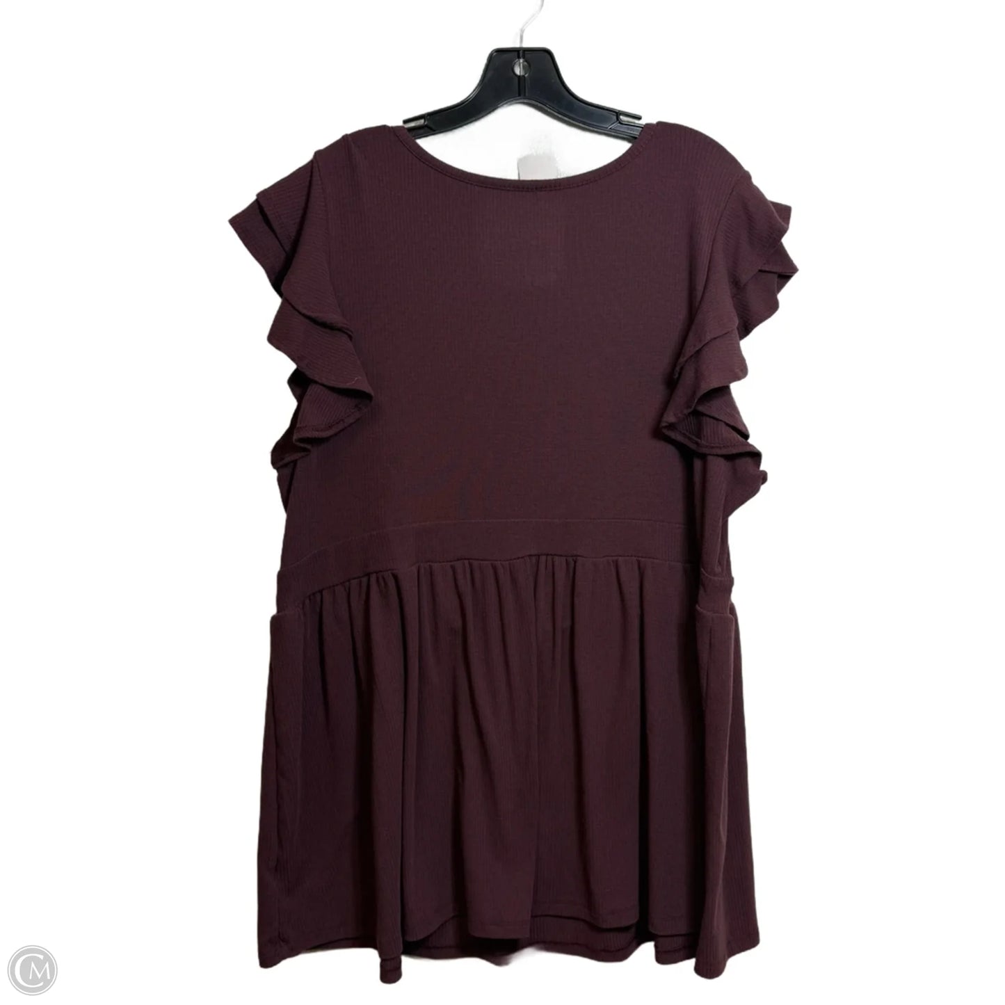 Top Short Sleeve Basic By Torrid In Mauve, Size: 3x