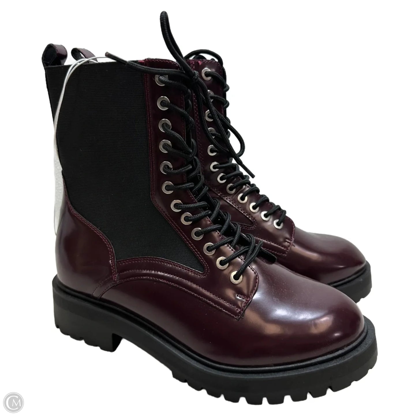 Boots Combat By Torrid In Maroon, Size: 9.5