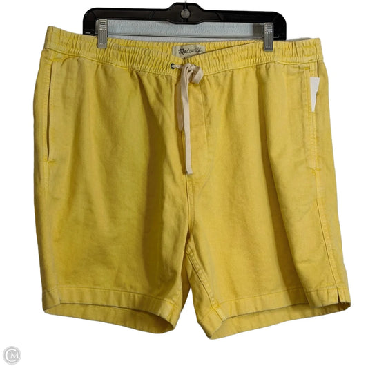 Shorts By Madewell In Yellow, Size: Xl